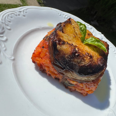 Food: Mini Sartu' di Riso alla Norma - Mini rice bake with Aubergines